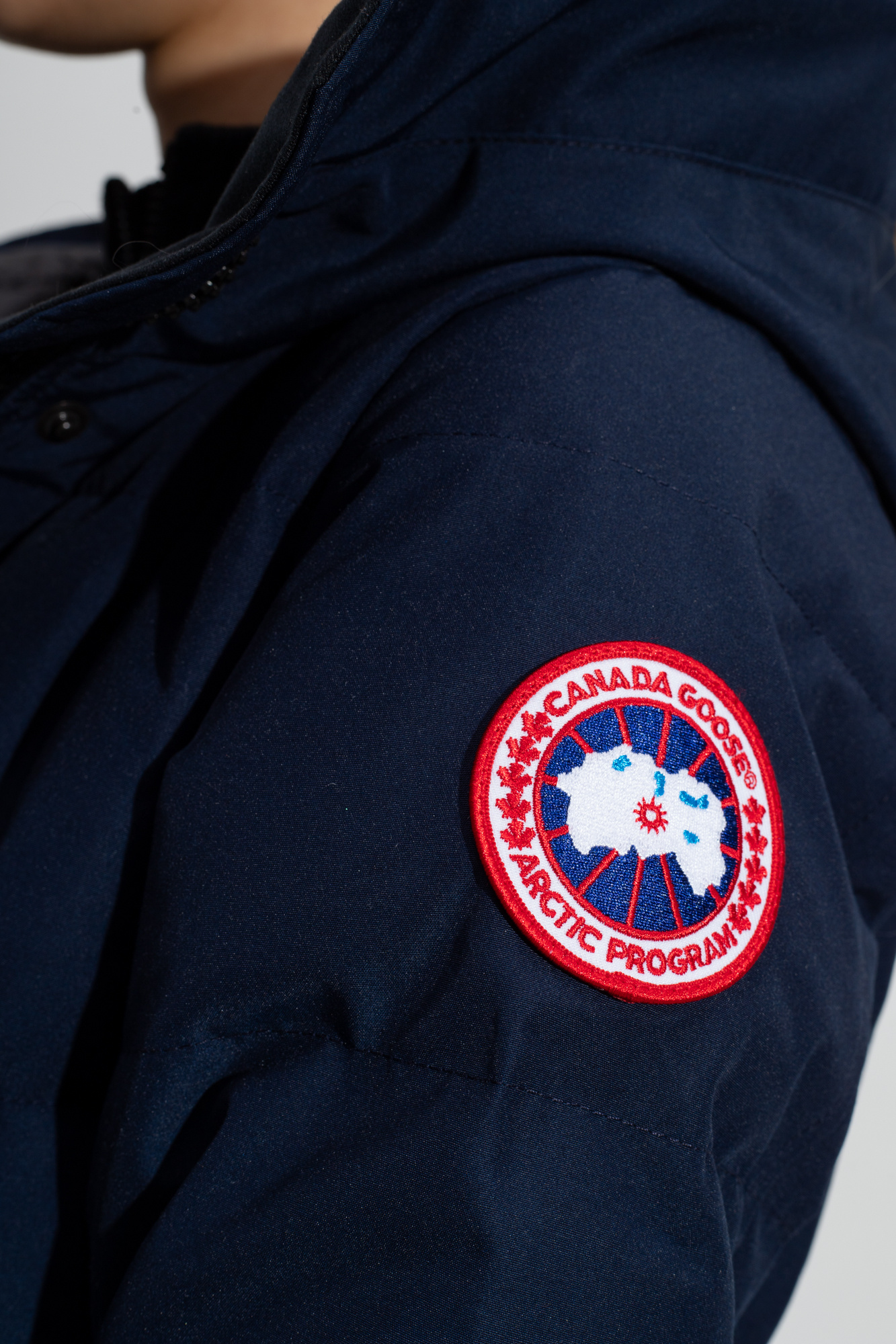 Navy blue canada goose on sale jacket